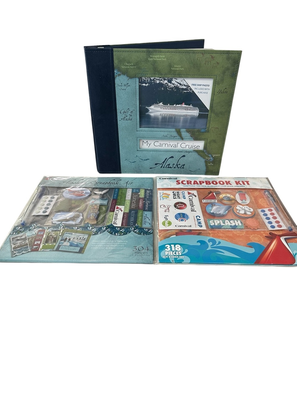 Carnival Cruise Alaska Photo Scrapbook w/ 2 Kits - Picture 15 of 16